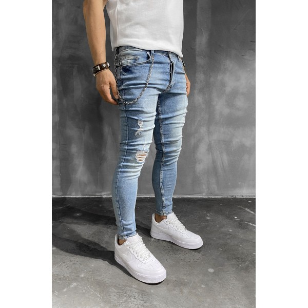 Jean Βlack Island 6585 Μπλέ Skinny fit